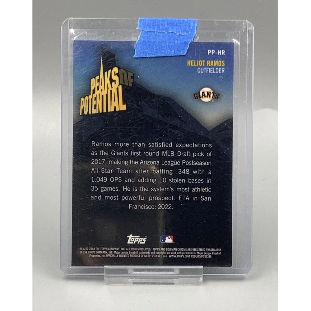 2018‎ Bowman Chrome Peaks of Potential Refractor Heliot Ramos #PP-HR SF